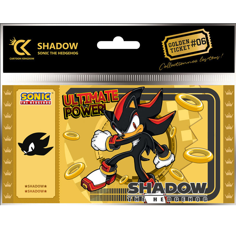 Ticket d'Or [SONIC THE EDGEHOG] Shadow