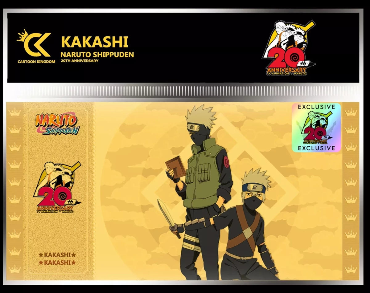 Ticket d'Or [Naruto Shippuden 20th] Kakashi 20th