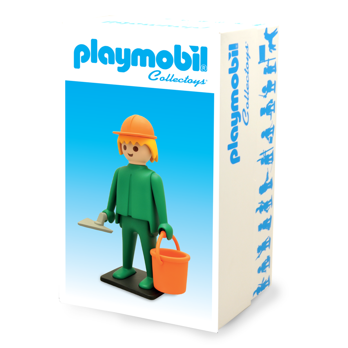 Figurine XL Playmobil L’Ouvrier Maçon (The Construction Worker) #214 Collectoys