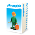 Figurine XL Playmobil L’Ouvrier Maçon (The Construction Worker) #214 Collectoys - Collectoys - NEUF