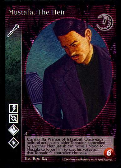 Mustafa, The Heir [Gehenna set] - VTES CCG