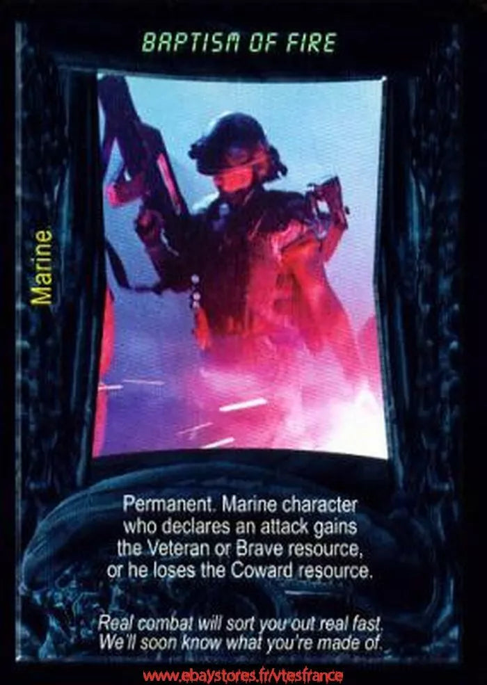 Carte Aliens Predator CCG - Baptism of Fire