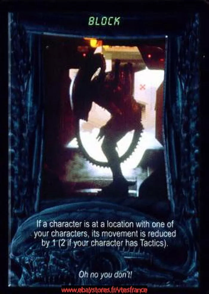 Carte Aliens Predator CCG - Block