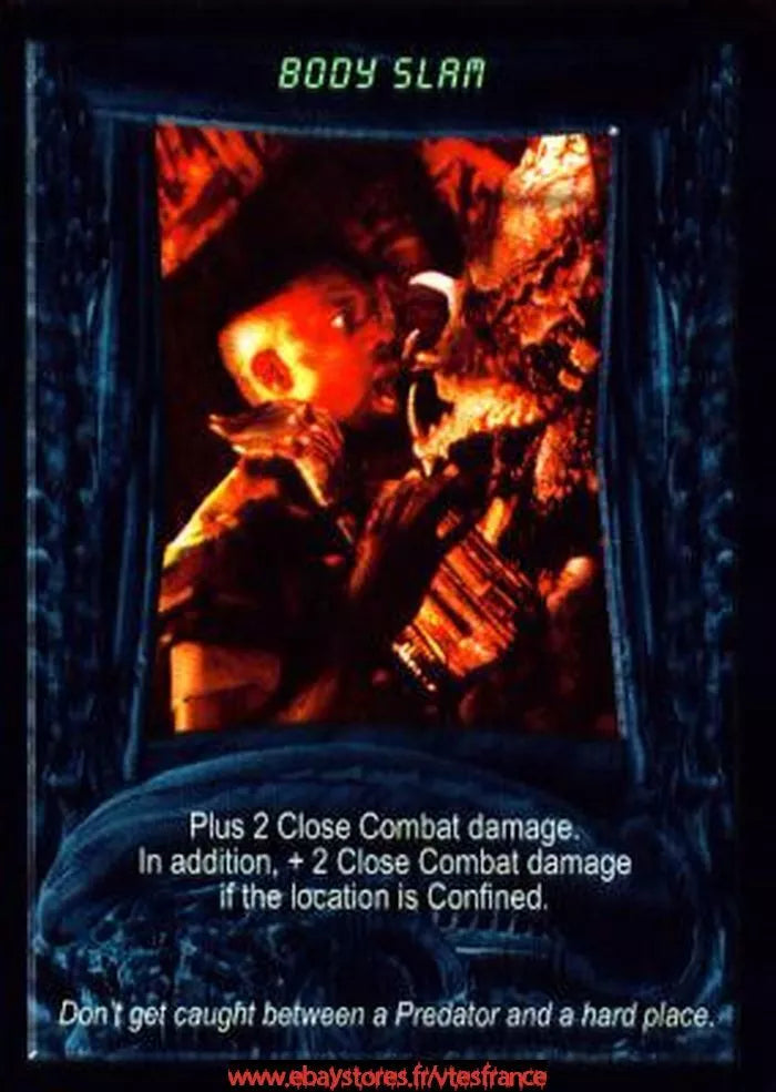 Carte Aliens Predator CCG - Body Slam