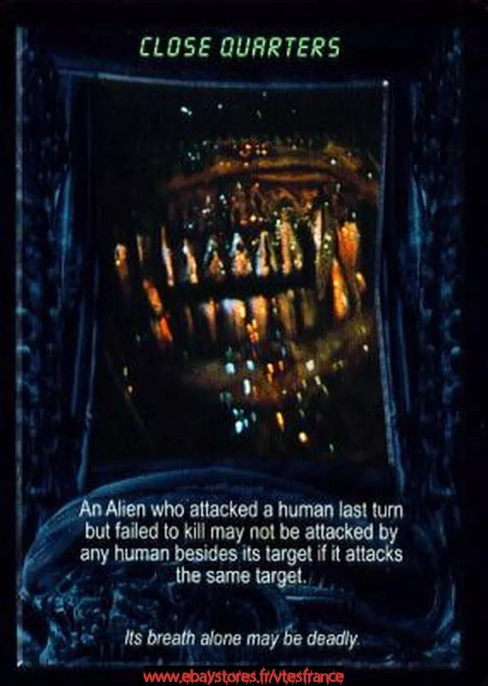 Carte Aliens Predator CCG - Close Quarters