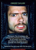 Carte Aliens Predator CCG - Crazed Civilian