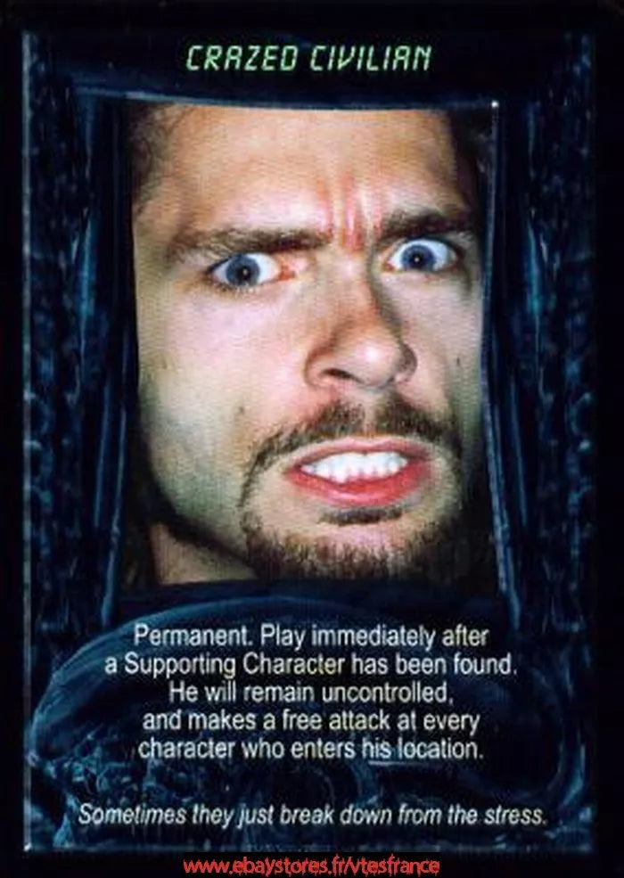 Carte Aliens Predator CCG - Crazed Civilian