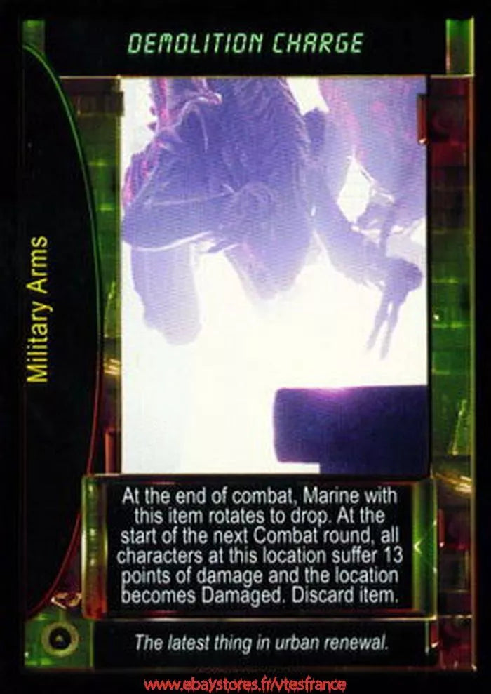 Carte Aliens Predator CCG - Demolition Charge
