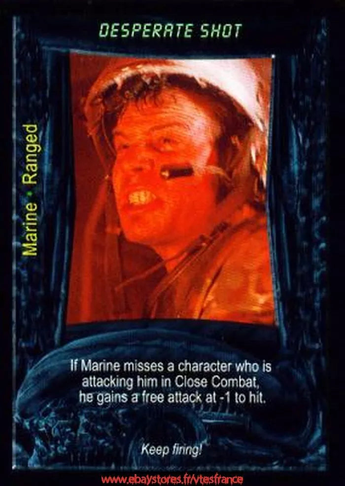 Carte Aliens Predator CCG - Desperate Shot