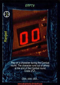Carte Aliens Predator CCG - Empty