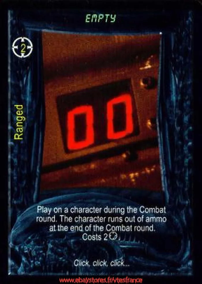 Carte Aliens Predator CCG - Empty