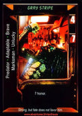 Carte Aliens Predator CCG - Gray Stripe