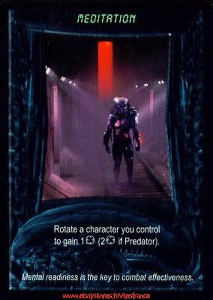Carte Aliens Predator CCG - Meditation