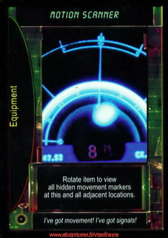 Carte Aliens Predator CCG - Motion Scanner