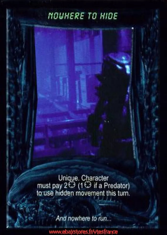 Carte Aliens Predator CCG - Nowhere to Hide