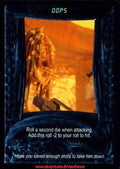 Carte Aliens Predator CCG - Oops