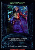 Carte Aliens Predator CCG - Overconfidence