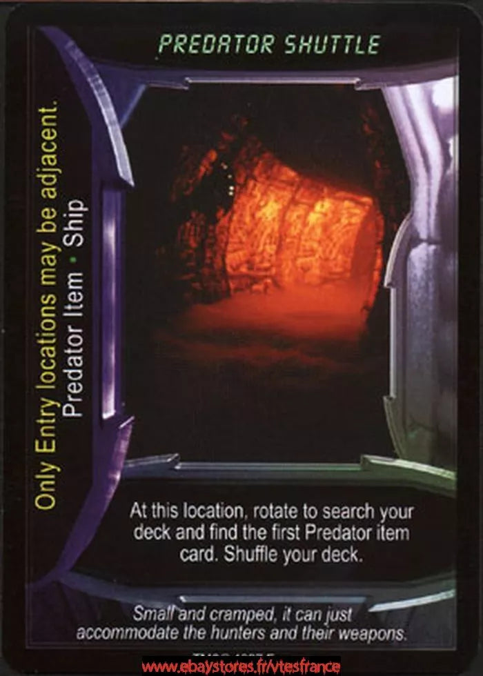 Carte Aliens Predator CCG - Predator Shuttle