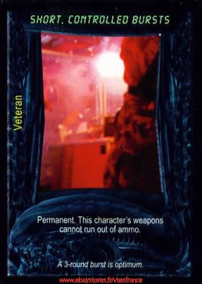 Carte Aliens Predator CCG - Short, Controlled Bursts