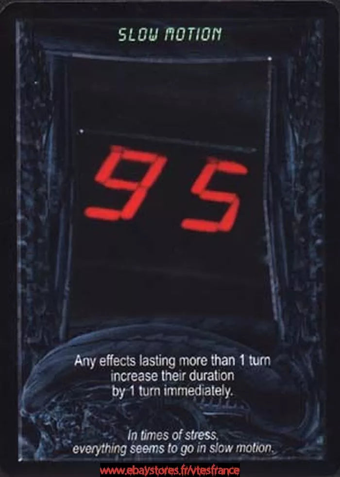 Carte Aliens Predator CCG - Slow Motion