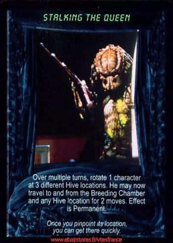Carte Aliens Predator CCG - Stalking the Queen
