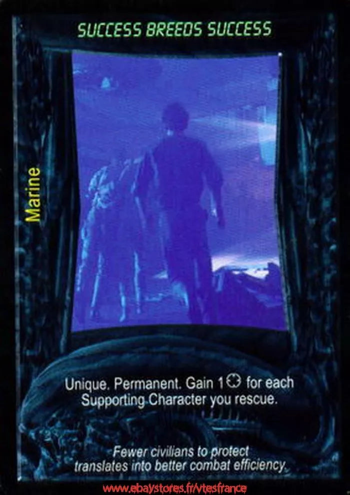 Carte Aliens Predator CCG - Success Breeds Success