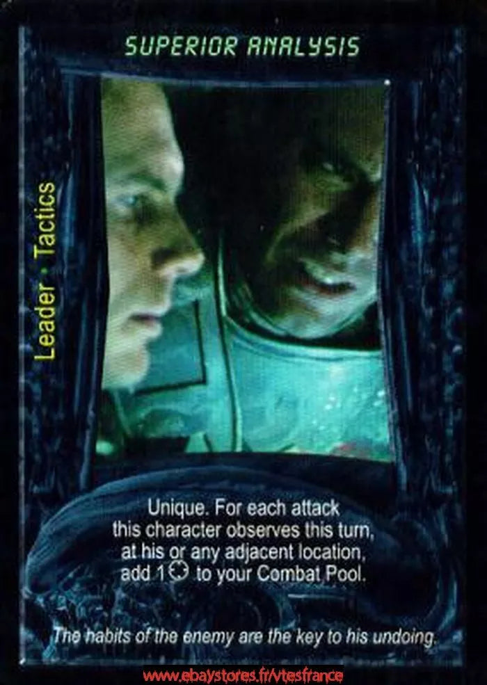 Carte Aliens Predator CCG - Superior Analysis