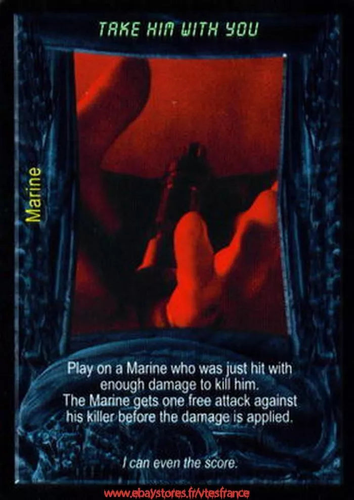 Carte Aliens Predator CCG - Take Him with You