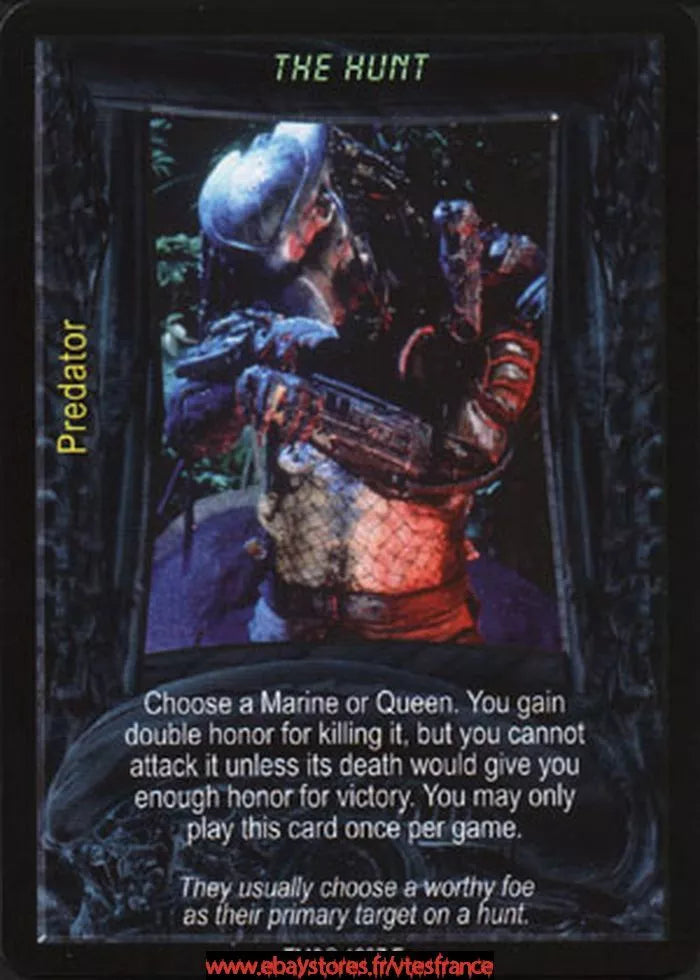 Carte Aliens Predator CCG - The Hunt