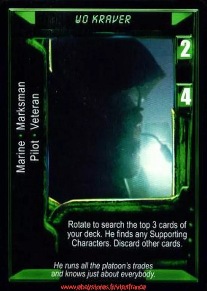 Carte Aliens Predator CCG - WO Kraver