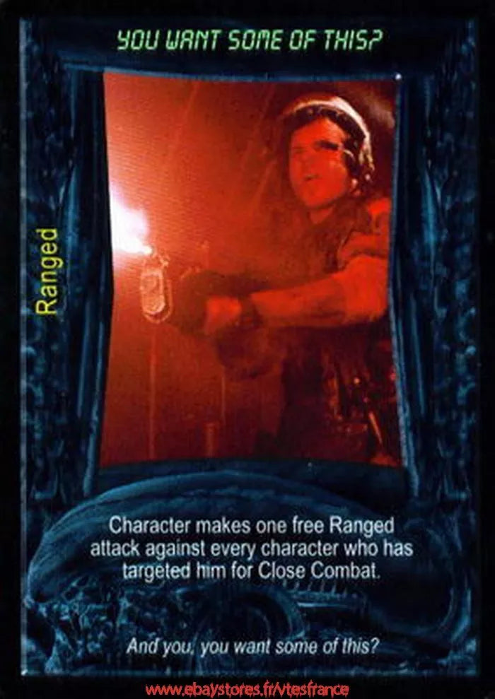 Carte Aliens Predator CCG - You Want Some of This?