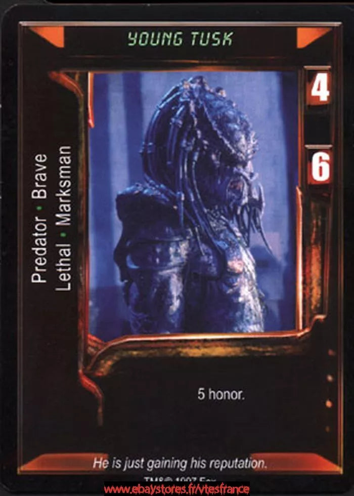 Carte Aliens Predator CCG - Young Tusk