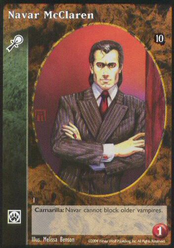 Navar McClaren [Tenth set] - VTES CCG