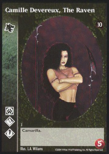 Camille Devereux, The Raven [Tenth set] - VTES CCG