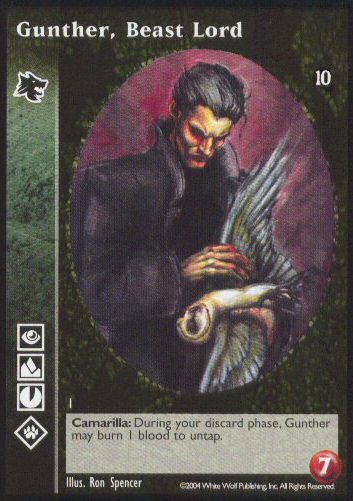 Gunther, Beast Lord [Tenth set] - VTES CCG