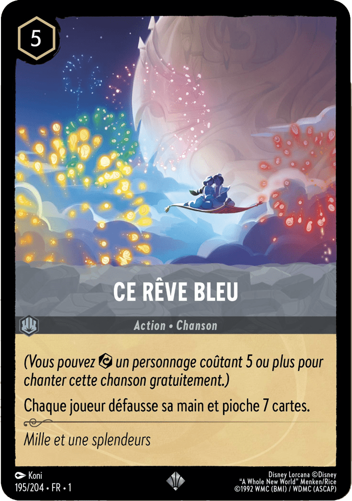 Ce rêve bleu [Chapitre 1 195/204 FR] - Disney Lorcana - Chapitre 1 - Français (FR) - OCCASION