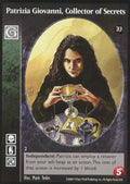 Patrizia Giovanni, Collector of Secrets [Tenth set] - VTES CCG