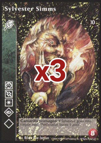 Sylvester Simms [Tenth set] - VTES CCG