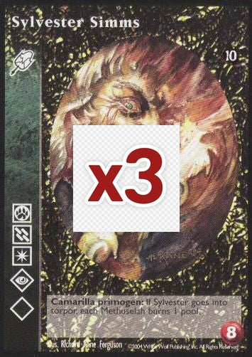 Sylvester Simms [Tenth set] - VTES CCG