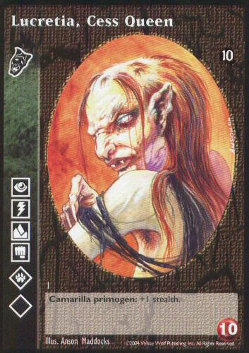 Lucretia, Cess Queen [Tenth set] - VTES CCG