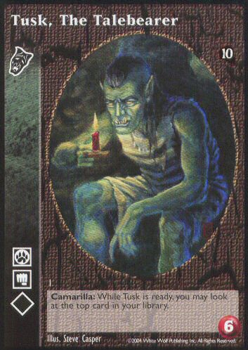 Tusk, The Talebearer [Tenth set] - VTES CCG