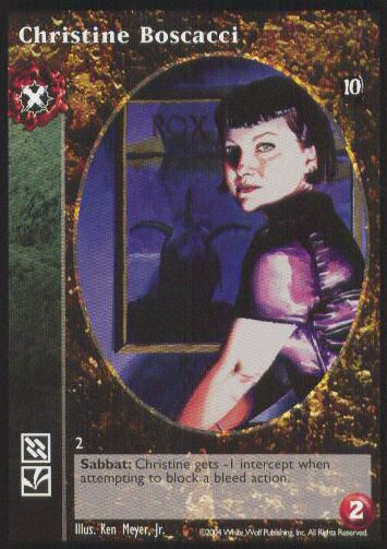 Christine Boscacci [Tenth set] - VTES CCG