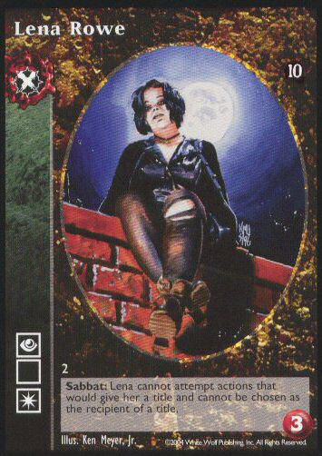 Lena Rowe [Tenth set] - VTES CCG
