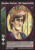 Heather Florent, The Opportunist [Tenth set] - VTES CCG