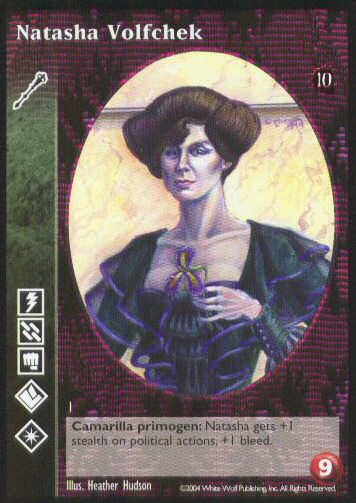 Natasha Volfchek [Tenth set] - VTES CCG