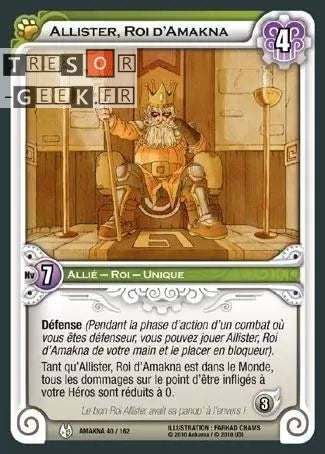 Allister, Roi d'Amakna [Amakna 40/162 WAKFU] - Wakfu TCG - Amakna - Français (FR) - OCCASION