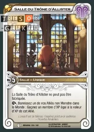 Salle du Trône d'Allister [Amakna 139/162 WAKFU] - Wakfu TCG - Amakna - Français (FR) - OCCASION