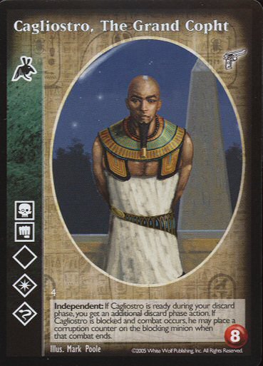 Cagliostro, The Grand Copht [KMW set] - VTES CCG