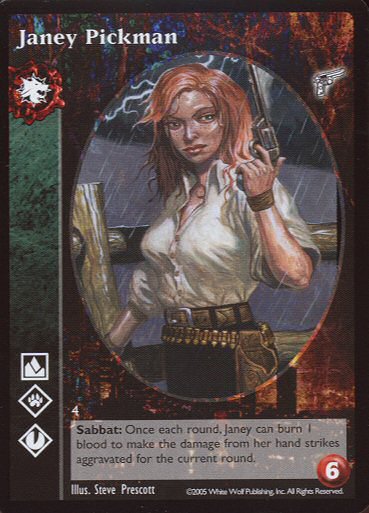 Janey Pickman [KMW set] - VTES CCG