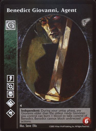 Benedict Giovanni, Agent [KMW set] - VTES CCG